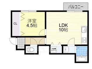ゴールドスター桜の町【1階】の間取り
