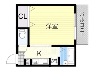 カーサヴィエント【3階】の間取り