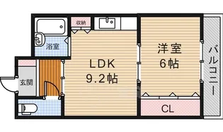 箕輪マンション【2階】の間取り
