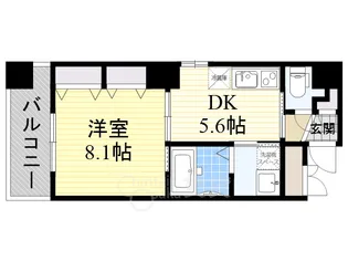 ノルデンハイム江坂2【7階】の間取り