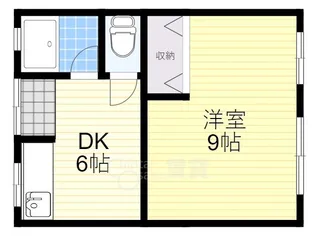 サンライフ麻田B棟【1階】の間取り