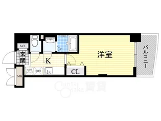 Luxe淡路2【9階】の間取り