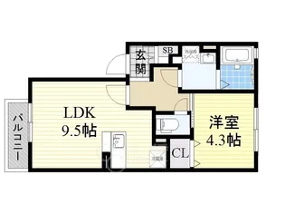 エクセレンテ【1階】の間取り