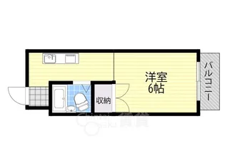 ウエストコート【3階】の間取り