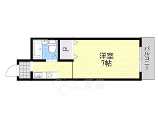 林泉第7ビル【2階】の間取り