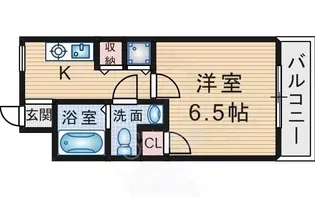 石野ハイツ【1階】の間取り