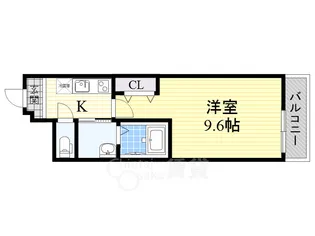 フジパレス江坂Ⅵ番館【2階】の間取り
