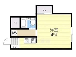 美吉野ハイツ【3階】の間取り