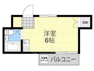 コーニッシュ豊中【4階】の間取り