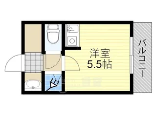 クレイドル江坂【2階】の間取り