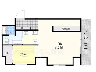 新大阪スターハイツ【3階】の間取り