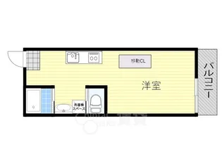 豊南ハイツ【4階】の間取り