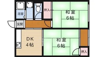 コーポ荘園【1階】の間取り