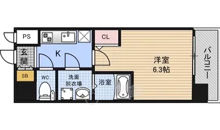 S-RESIDENCE新大阪Ridente【8階】の間取り