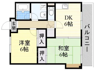 ガーデンシティハイツ【1階】の間取り