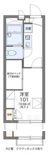アイレックスハイム【1階】の間取り