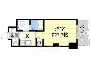 セレニテ新大阪弐番館【3階】の間取り