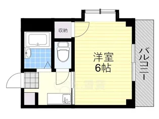 コリーヌ千里【3階】の間取り