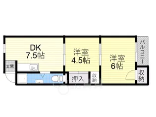 アルプス庄内【1階】の間取り
