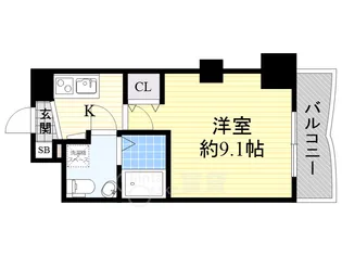 セレニテ新大阪弐番館【5階】の間取り