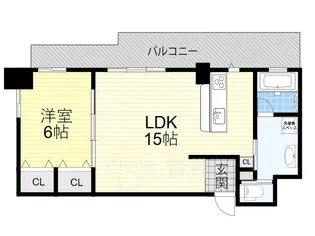 PHOENIX緑地公園【2階】の間取り