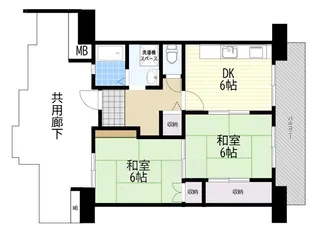 アルビス池田102棟【7階】の間取り