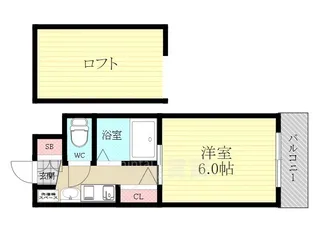 エステムコート新大阪Ⅴソレックス【9階】の間取り