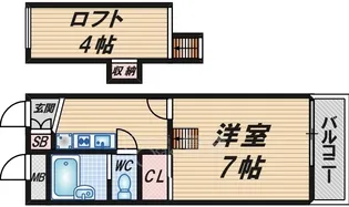 M’sキューブ【3階】の間取り