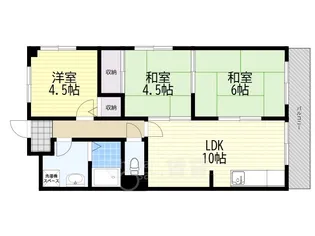 ハイツ清風【3階】の間取り