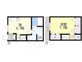 グレイスメゾン川西滝山【1階】の間取り