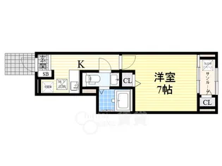 Flourish【1階】の間取り