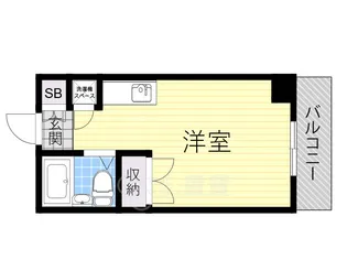 東明マンション江坂【3階】の間取り
