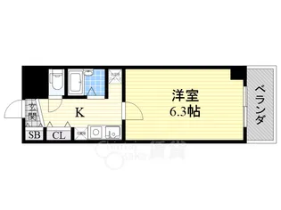 クレール相川【4階】の間取り