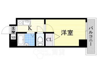 ノルデンハイム淡路【3階】の間取り