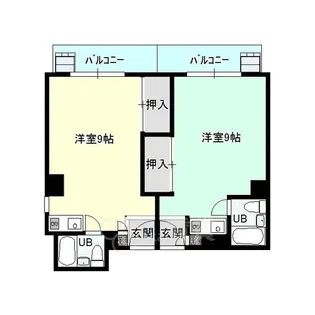 セレニテ豊中【6階】の間取り