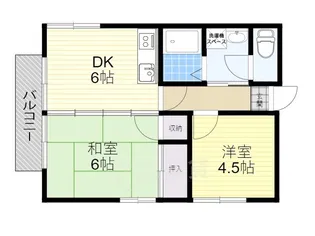 ル・トワァ・ヴェール豊栄A棟【3階】の間取り
