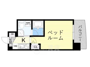 セレニテ江坂ルフレ【9階】の間取り