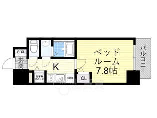 メインステージ大阪NorthGate1【13階】の間取り
