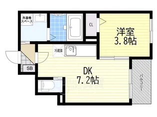 F asecia beseelt【1階】の間取り