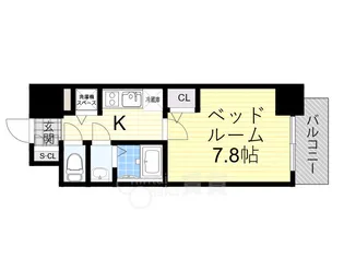 メインステージ大阪NorthGate1【10階】の間取り