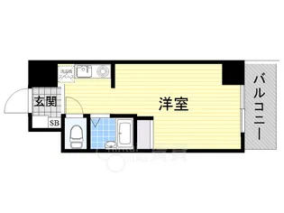 ラウム江坂【9階】の間取り