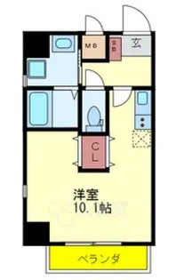 キセラ川西弐番館【2階】の間取り