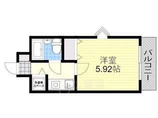プレステージ住吉【2階】の間取り
