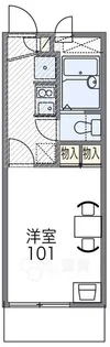 レオパレス三国【2階】の間取り