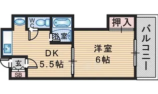 メゾン野田【10階】の間取り