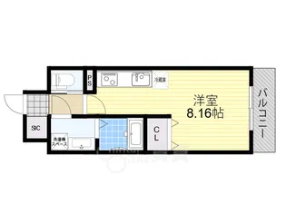GRAND CINQ 02【6階】の間取り
