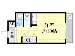 スカイハイツピオラ【1階】の間取り