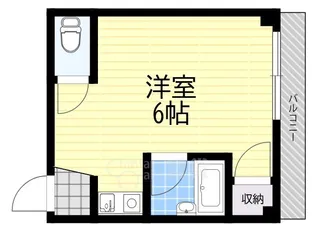シャルム十三【4階】の間取り