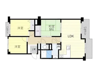 クローバー・メゾン東桃山台【4階】の間取り