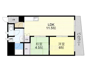 スタシア緑地公園【2階】の間取り